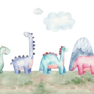 Fototapet, Dinosaur Stroll, Multi, Rebel Walls - Img 2