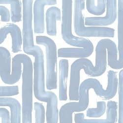 Fototapet, Drape Brush, Blue, Rebel Walls - Img 2
