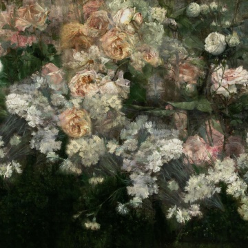 Fototapet, Drape of Roses, Midnight, Rebel Walls - Img 2