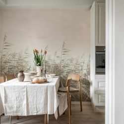 Fototapet, Dreamy Reed, Pink, Rebel Walls