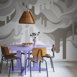 Fototapet, Dripping Ice Cream, Sand, Rebel Walls