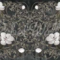 Fototapet, Fabulous Flowers, Gray, Rebel Walls - Img 2