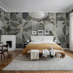 Fototapet, Facet, Moss, Rebel Walls