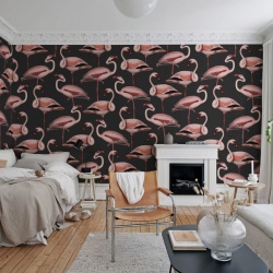 Fototapet, Flamingos, Liquorice, Rebel Walls