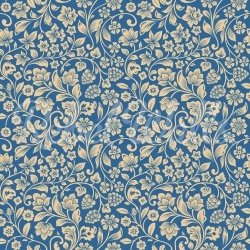 Fototapet, Floral Opulence, Blue, Rebel Walls - Img 2