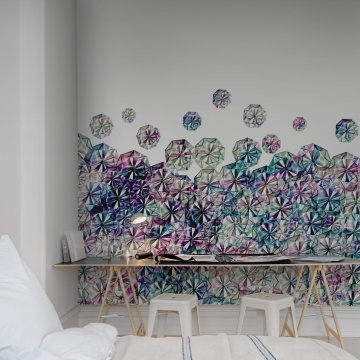 Fototapet, Florigami, Color, Rebel Walls - Img 3