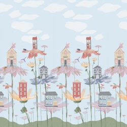 Fototapet Flower houses, VLAdiLA - Img 2