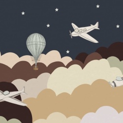 Fototapet, Fly Away, Brown, Rebel Walls - Img 2