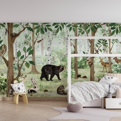 Fototapet Forest Lookbook, Kikki Belle