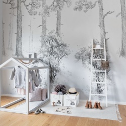 Fototapet, Forest Memories, Graphite, Rebel Walls