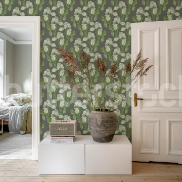 Fototapet, Garland Flora, Green, Rebel Walls - Img 3