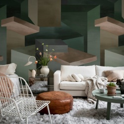Fototapet, Geometrics, Dark, Rebel Walls