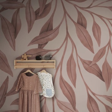 Fototapet, Giant Leaves, Pink, Rebel Walls - Img 3