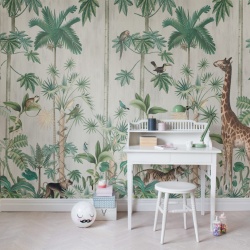 Fototapet, Giraffe's Stroll, Rebel Walls - Img 6