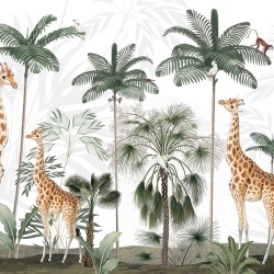 Fototapet Gracious Giraffes, Kikki Belle - Img 2