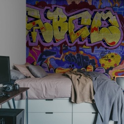 Fototapet, Graffiti, Colorful, Rebel Walls - Img 3