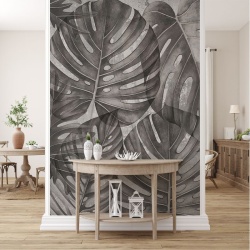 Fototapet Grey Philodendron, VLAdiLA - Img 3