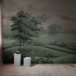 Fototapet, Hilltop House, Green, Rebel Walls