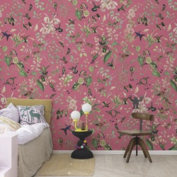 Fototapet, Hummingbird, Cerice, Rebel Walls