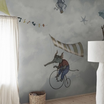Fototapet, In the Clouds, Light Blue, Rebel Walls - Img 3