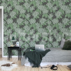 Fototapet, Jasmine Veil, Green, Rebel Walls - Img 3