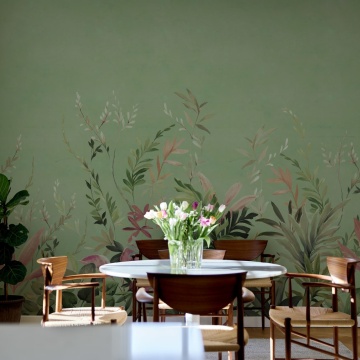Fototapet, Jungle Meadow, Green, Rebel Walls - Img 3