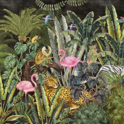 Fototapet Jungleful (dark), VLAdiLA - Img 3