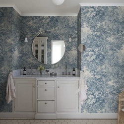 Fototapet lavabil, Forest Toile, Blue, Sandberg - Img 3