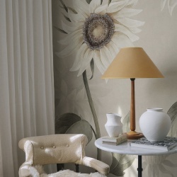 Fototapet lavabil, Sunflowers, White, Sandberg - Img 3