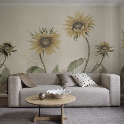 Fototapet lavabil, Sunflowers, Yellow, Sandberg