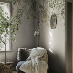 Fototapet lavabil, Wisteria, Green, Sandberg - Img 3