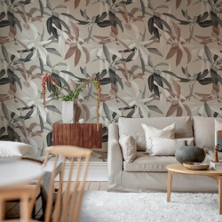 Fototapet, Lily Garden, Rust, Rebel Walls