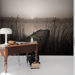 Fototapet, Misty Lake, Rebel Walls