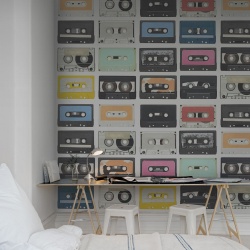 Fototapet, Mixed Tape, Rebel Walls