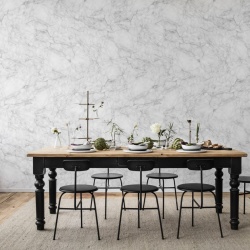 Fototapet, Noble Marble, White, Rebel Walls