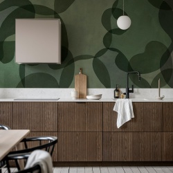Fototapet, Overlap, Green, Rebel Walls