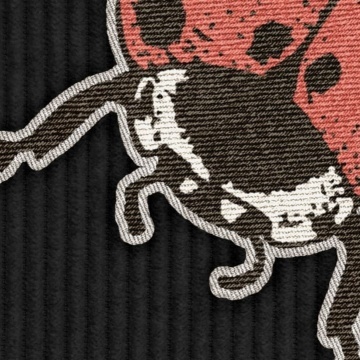 Fototapet, Patches, Black, Rebel Walls - Img 4