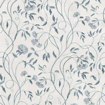 Fototapet, Peony Bloom, Blue, Rebel Walls - Img 2