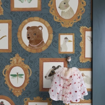 Fototapet, Pet Frames, Dark Blue, Rebel Walls - Img 3