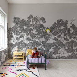 Fototapet, Playground, Graphite, Rebel Walls - Img 4