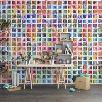 Fototapet, Rainbow Palette, repetitiv, Rebel Walls - Img 3