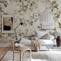 Fototapet, Roses, Beige, Rebel Walls