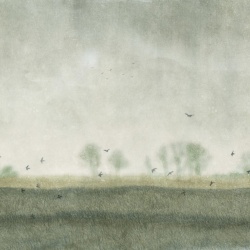 Fototapet, Scandinavian Landscape, Light Green, Rebel Walls - Img 2