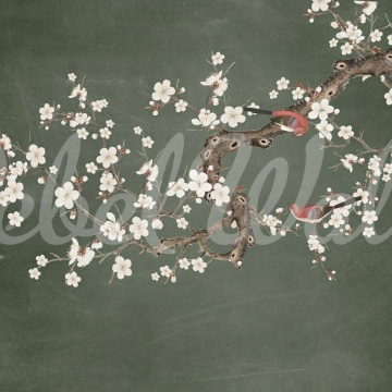 Fototapet, Serene Branches, Green, Rebel Walls - Img 2