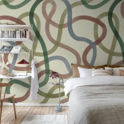 Fototapet, Serpentine, Retro, Rebel Walls