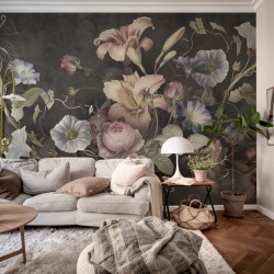 Fototapet, Soft Bouquet, Dark, Rebel Walls - Img 4