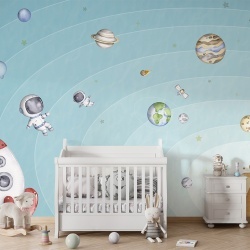 Fototapet Space Joy - Light, Oliver Robins