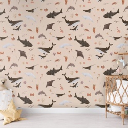 Fototapet Splendid Sea - Beige, Kikki Belle - Img 4