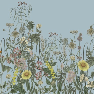 Fototapet, Springmeadow, Blue, Rebel Walls - Img 2