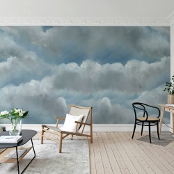 Fototapet, Storm Clouds, Blue, Rebel Walls
